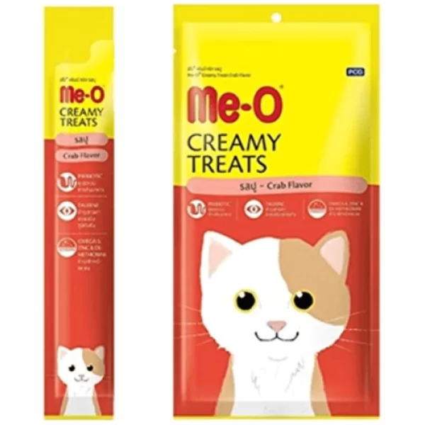 Me-O Creamy Crab Cat Treat - 60g