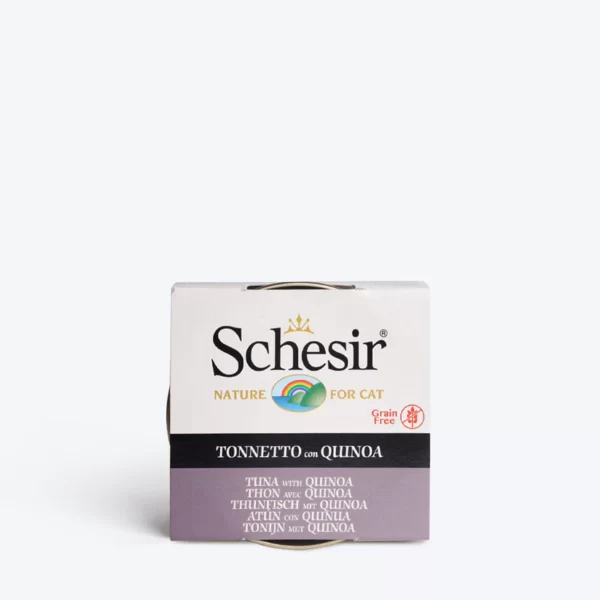 Schesir 51% Tuna with Quinoa Canned Wet Cat Food - 85 g