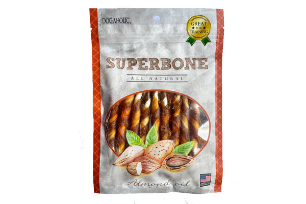 Superbone Chicken Wrapped Stick - Almond Oil Flavor Dog Treat