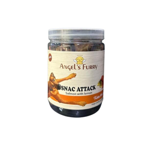 Angels Furry Snac Attack Salmon With Lemon Premium Dog Treat